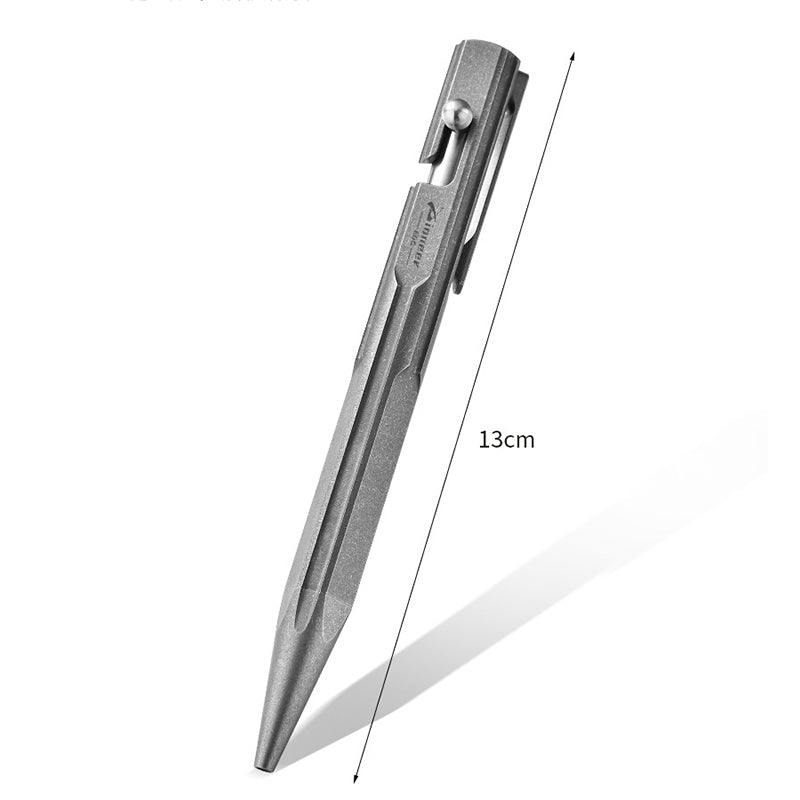 Stylo tactique en titane Outil d'autodéfense portable EDC