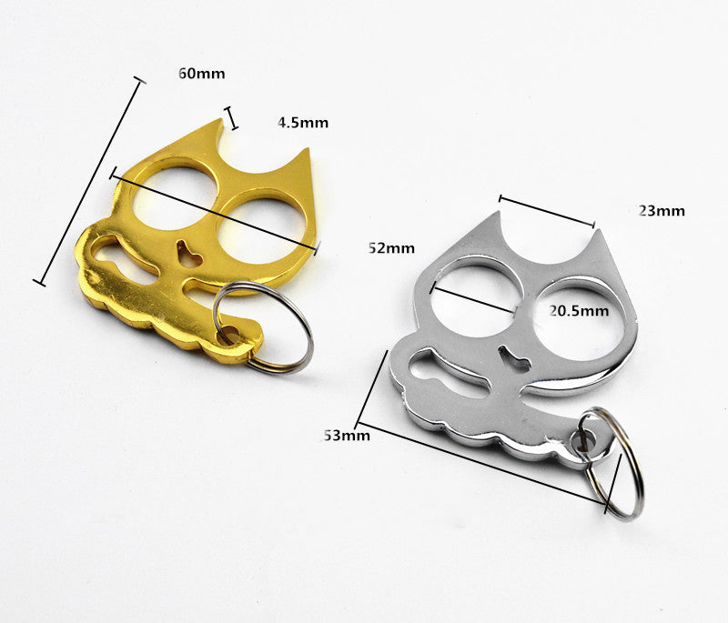 gold silver Fox Knucke duster