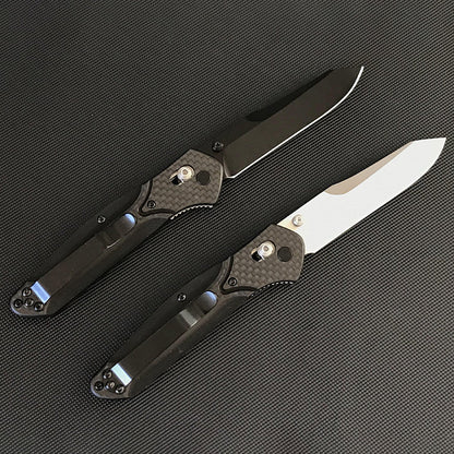 Carbon Fiber Handle 940 Folding Knife Outdoor Camping Tactical Safety Defense Pocket Military Knives