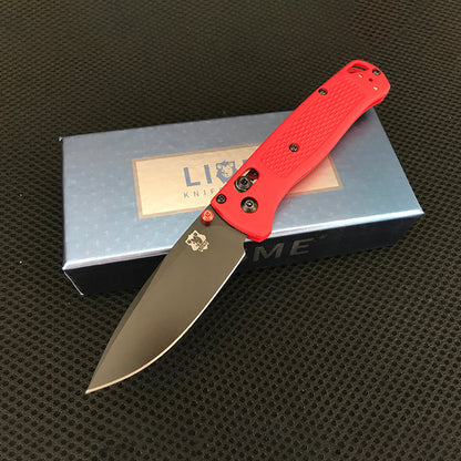 Liome 535 Bugout Folding Knife Fiber Handle Outdoor  Pocket Knives Portable EDC Tool