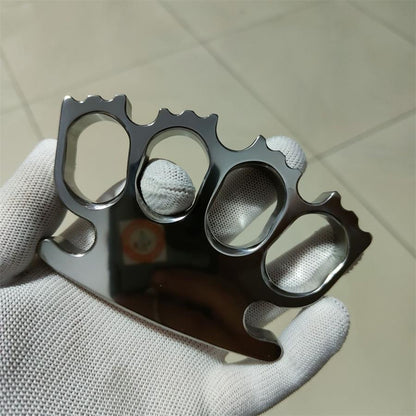 Mirror Titanium Alloy Knuckle Duster Defense Gear