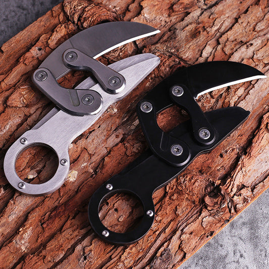 Mechanical Claw Knife Foldable Portable Camping Safety Defense Pocket Knives