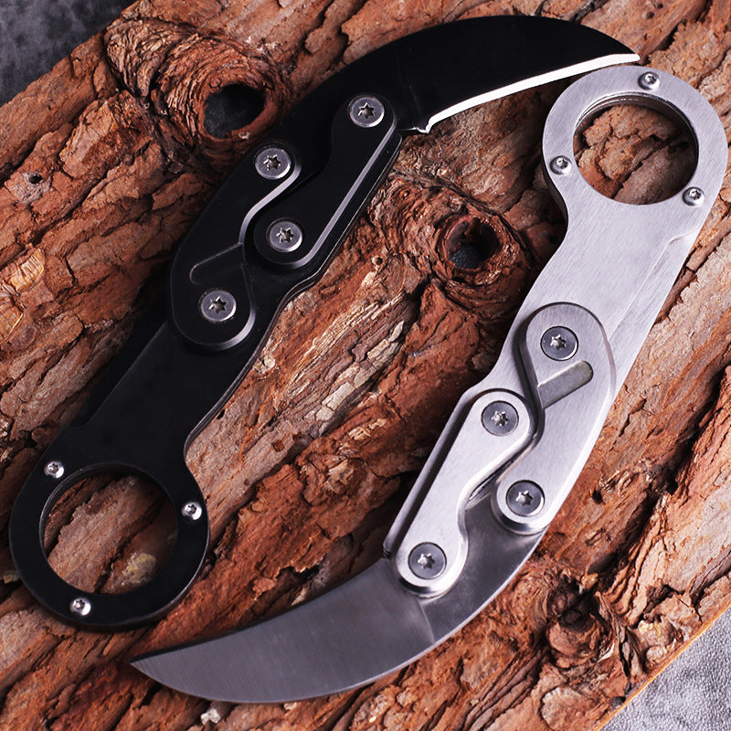 Mechanical Claw Knife Foldable Portable Camping Safety Defense Pocket Knives