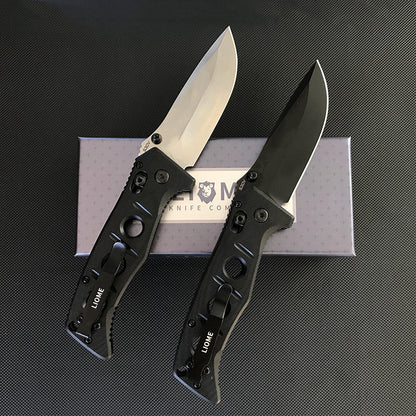 G10 Handle Liome 273 Folding Knife Stone Washing Blade Outdoor Camping Survival Pocket Knives