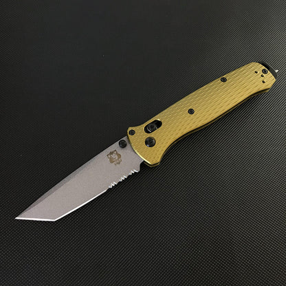 Aluminum Handle Liome 537  Folding Knife Outdoor Camping Saber Multifunction Safety Pocket Knives