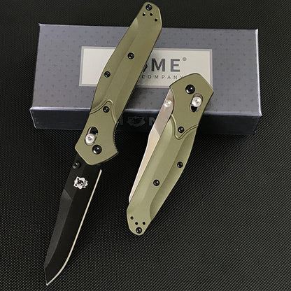 Outdoor Liome 940 Folding Knife Aluminum Handle Camping Saber Safety Defense Pocket Knives