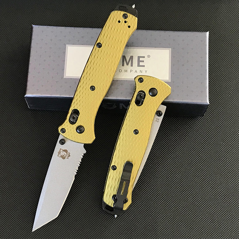 Aluminum Handle Liome 537  Folding Knife Outdoor Camping Saber Multifunction Safety Pocket Knives