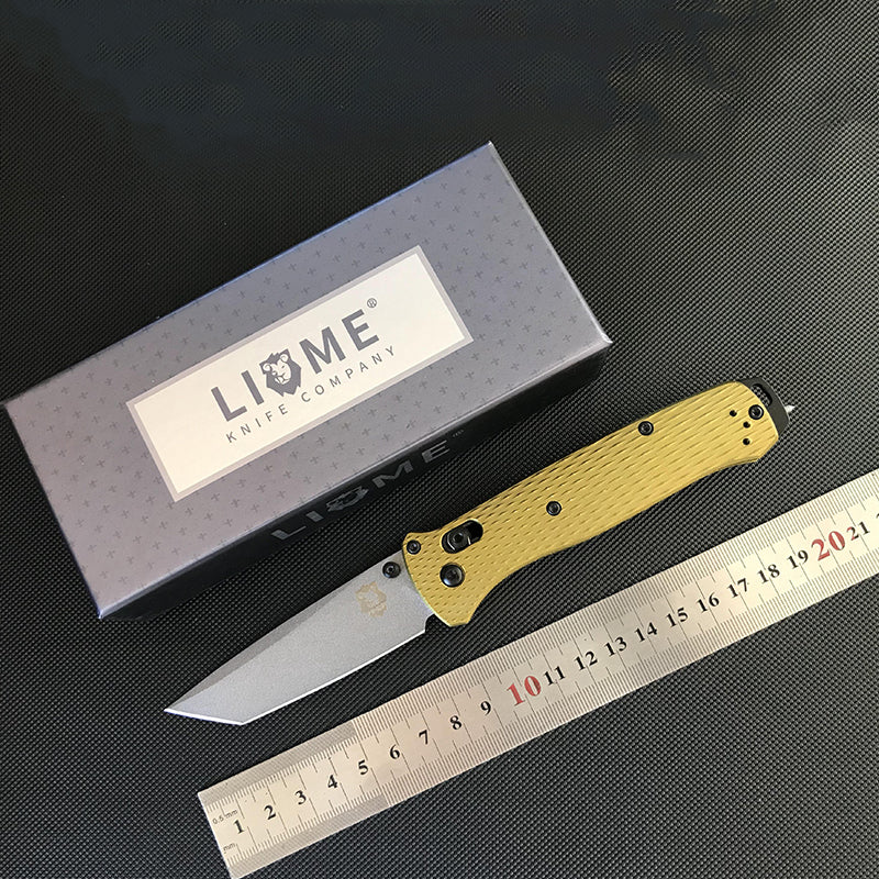 Aluminum Handle Liome 537  Folding Knife Outdoor Camping Saber Multifunction Safety Pocket Knives