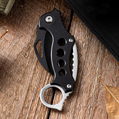 Outdoor Small Claw Knife Survival Folding Knives Safety Defense Pocket Portable EDC Tool