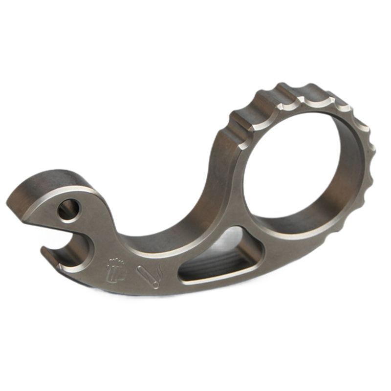 Titanium Snail Knuckle Duster Multi-function Bottle Opening EDC Tool