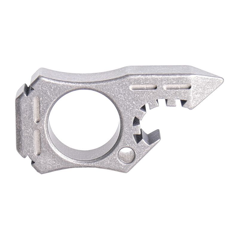 Shark Titanium Alloy Knuckle Duster Open Bottle Broken Window EDC Tool