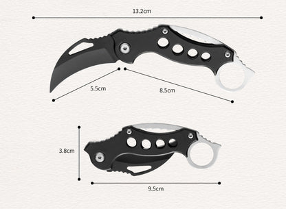 Outdoor Small Claw Knife Survival Folding Knives Safety Defense Pocket Portable EDC Tool