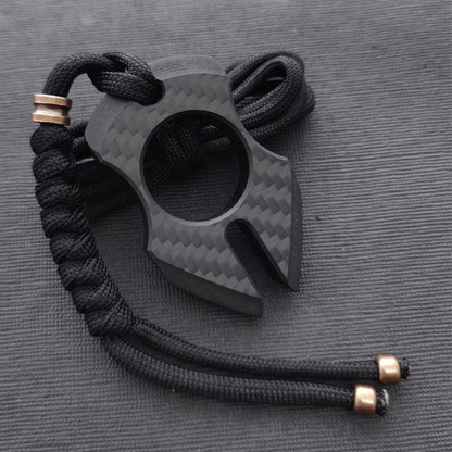 Carbon Fiber Knuckle Duster Broken Window EDC Tool