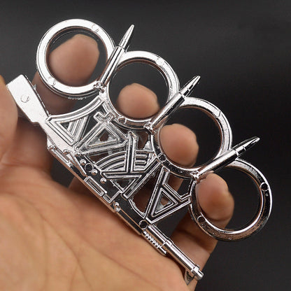 silver AK47 brass knuckle duster 7