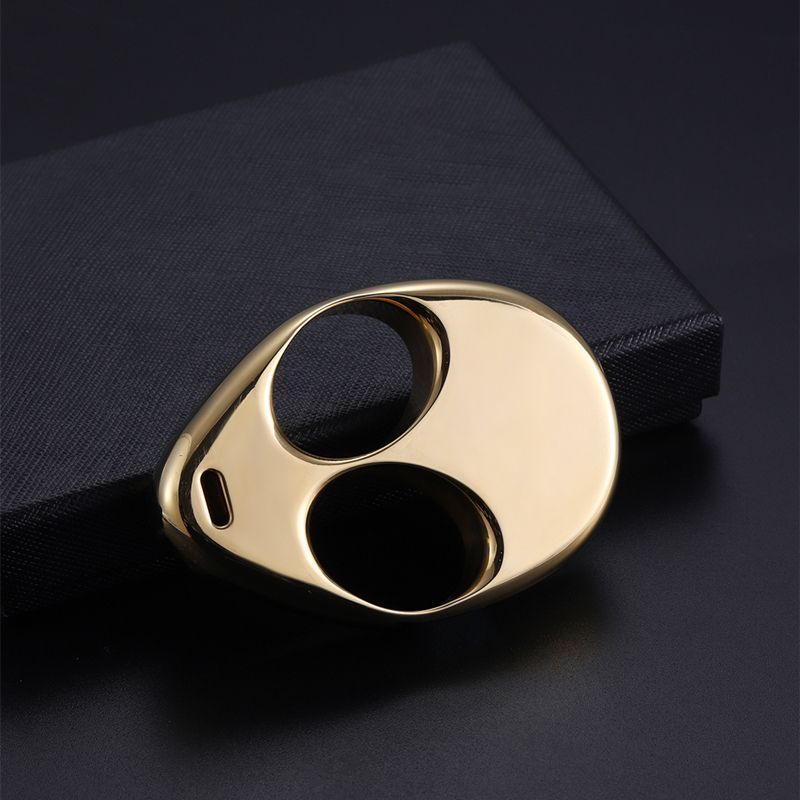 Mini Portable Solid Alien Brass Knuckle Duster