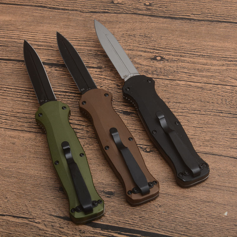 BM Tactical Knife 3300 Aluminum Handle Pocket Knife