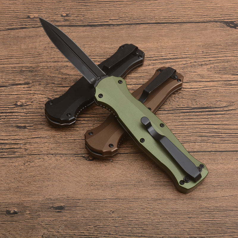 BM Tactical Knife 3300 Aluminum Handle Pocket Knife