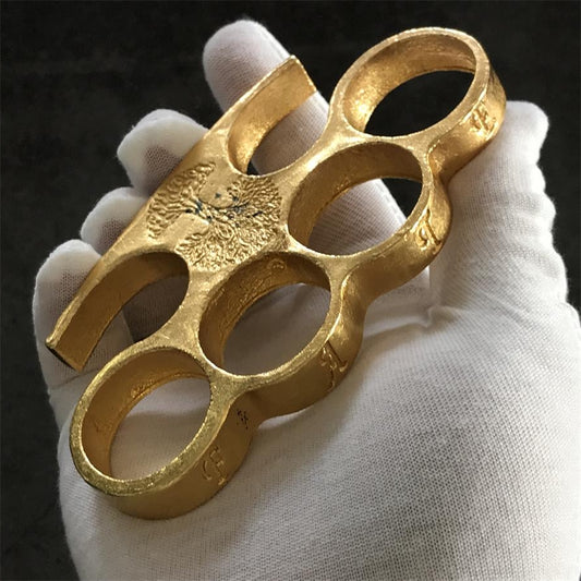 Ancient Style Knuckle Duster Self-Defense EDC tool