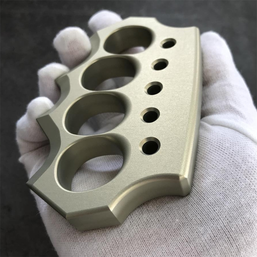Aviation Aluminum Knuckle Duster Self-defense EDC Tool