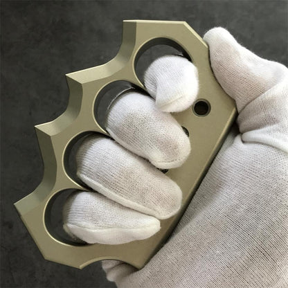 Aviation Aluminum Knuckle Duster Self-defense EDC Tool