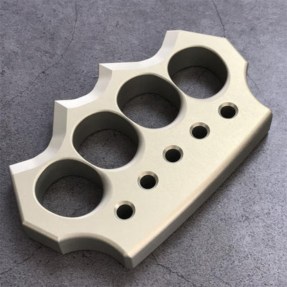 Aviation Aluminum Knuckle Duster Self-defense EDC Tool