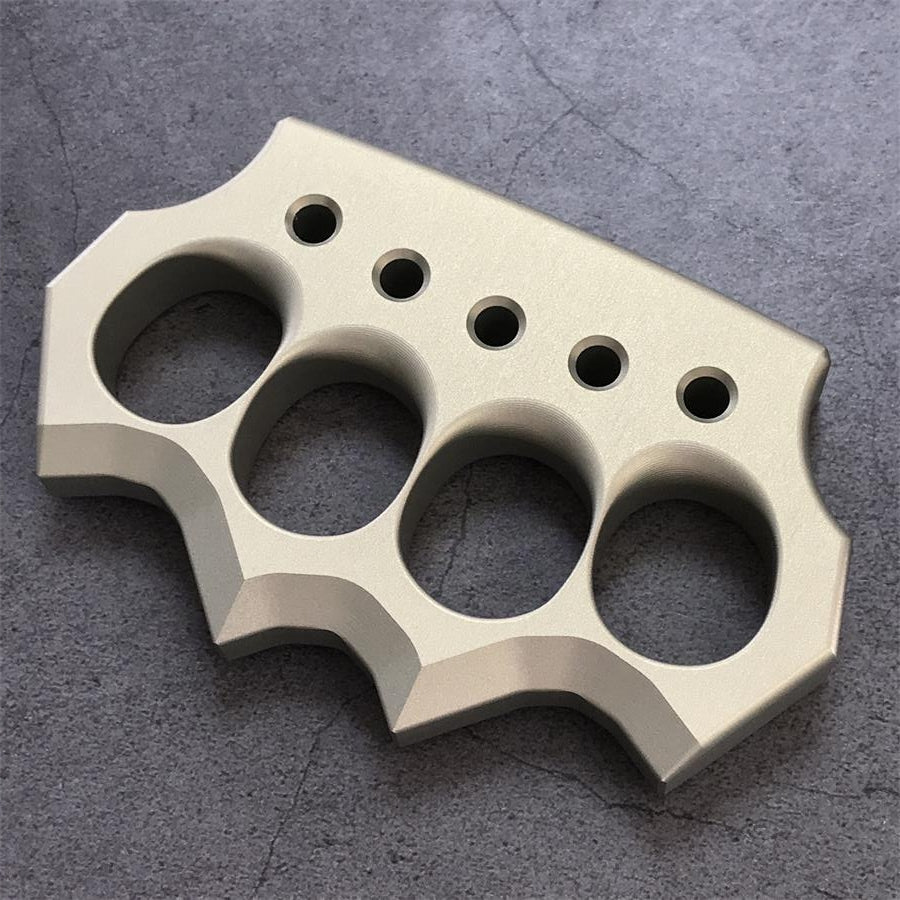 Aviation Aluminum Knuckle Duster Self-defense EDC Tool