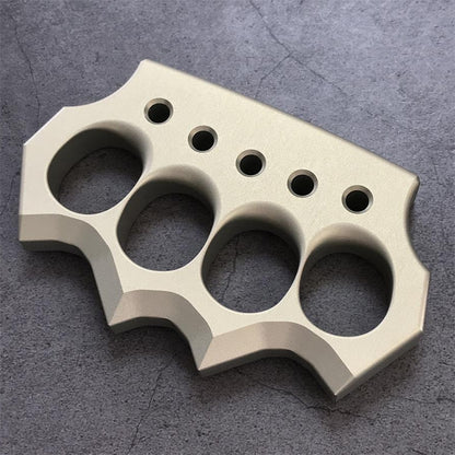 Aviation Aluminum Knuckle Duster Self-defense EDC Tool