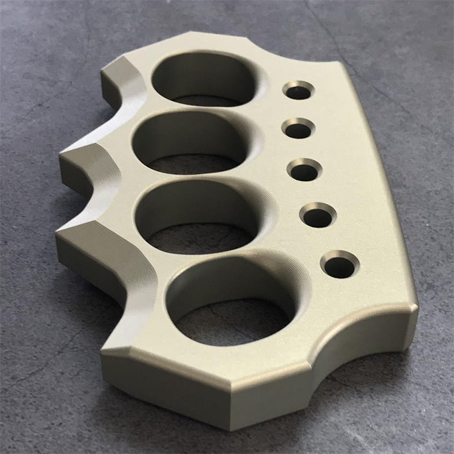 Aviation Aluminum Knuckle Duster Self-defense EDC Tool