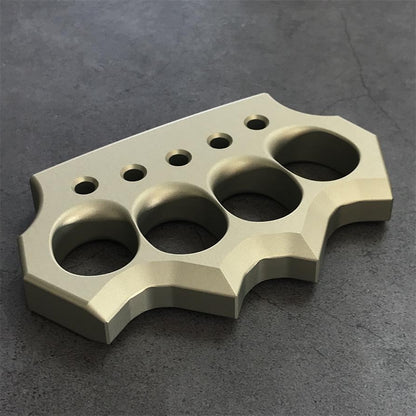 Aviation Aluminum Knuckle Duster Self-defense EDC Tool