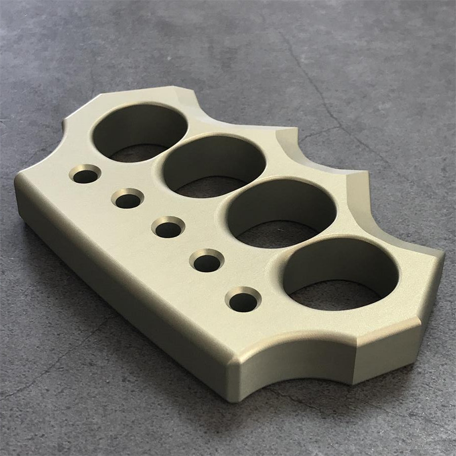 Aviation Aluminum Knuckle Duster Self-defense EDC Tool
