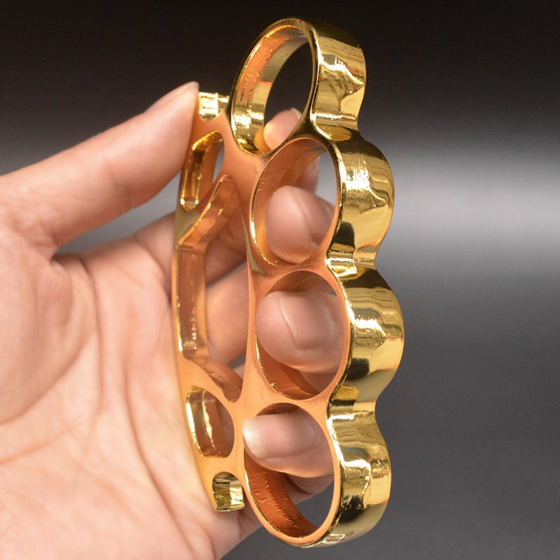 four Big finger hole brass knuckle duster