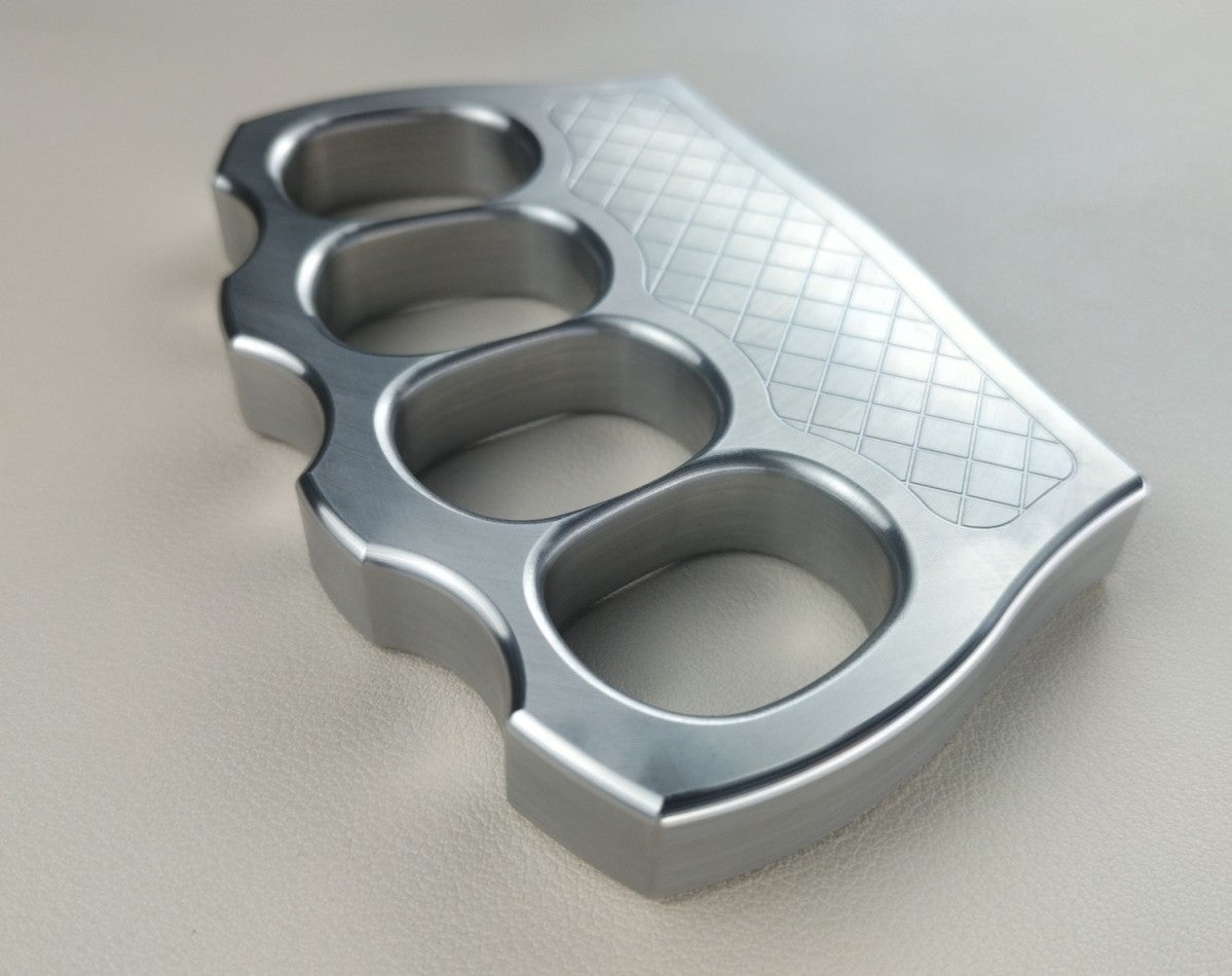 Solid 304 Stainless Steel Knuckle Duster Boxing Self Defense Four Finger Buckle Window Breaker Outdoor Camping EDC Tool