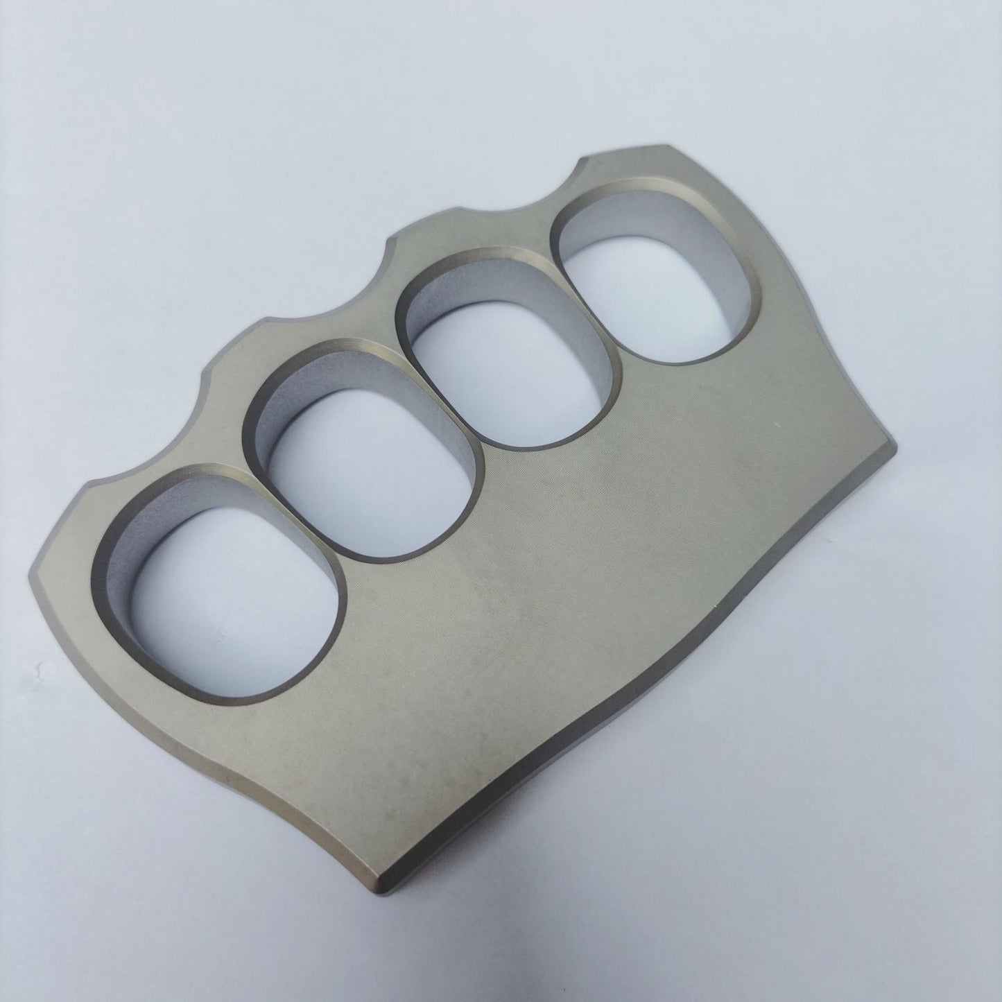 Solid 304 Stainless Steel Knuckle Duster Boxing Self Defense Four Finger Buckle Window Breaker Outdoor Camping EDC Tool