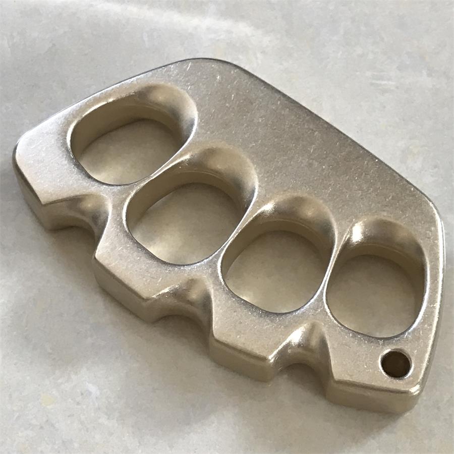 Big Finger Hole Stonewashed Brass Knuckle Dusters