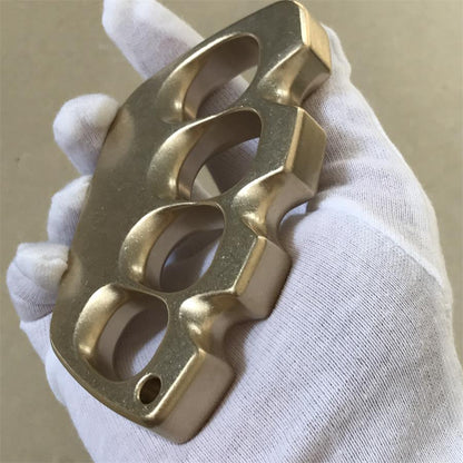 Big Finger Hole Stonewashed Brass Knuckle Dusters