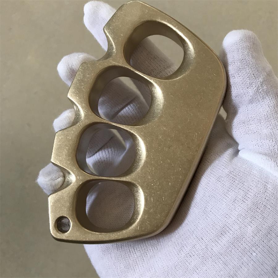 Big Finger Hole Stonewashed Brass Knuckle Dusters