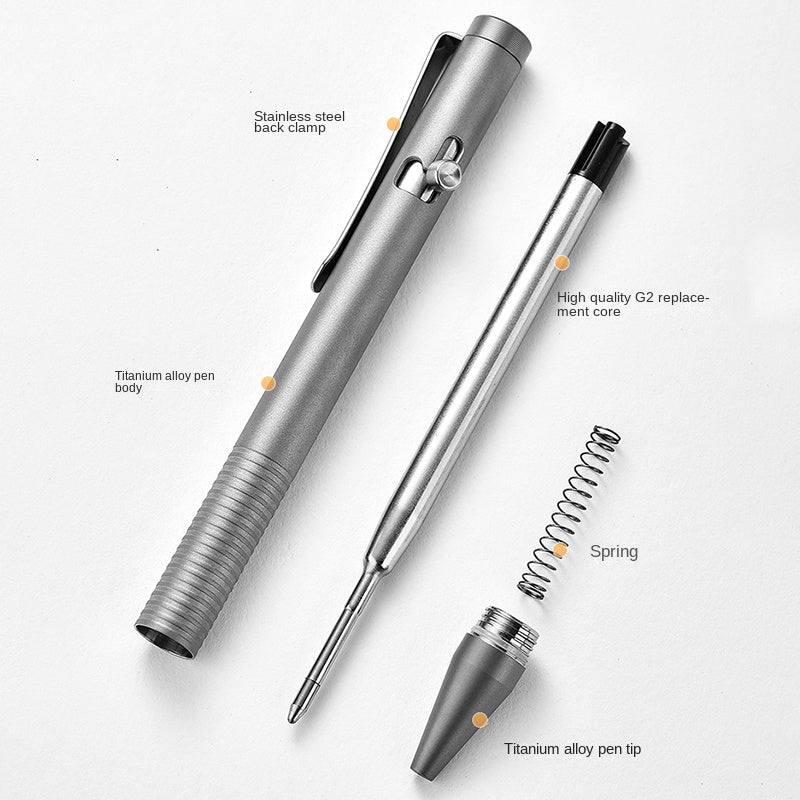 Defense Bolt Titanium Tactical Pen