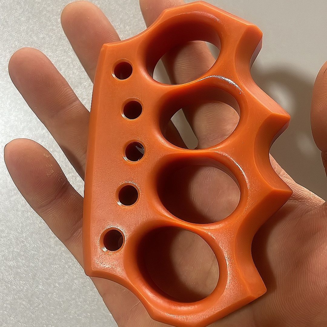 Isolierter Bakelit-Knuckle Duster Boxen Selbstverteidigung Fensterbrecher Outdoor Multifunktionales tragbares EDC-Werkzeug