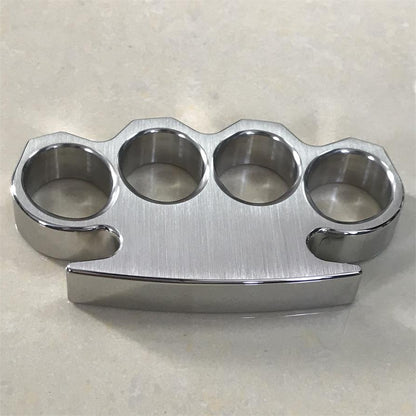 Brushed and Mirror Polished Solid Steel Knuckle Duster