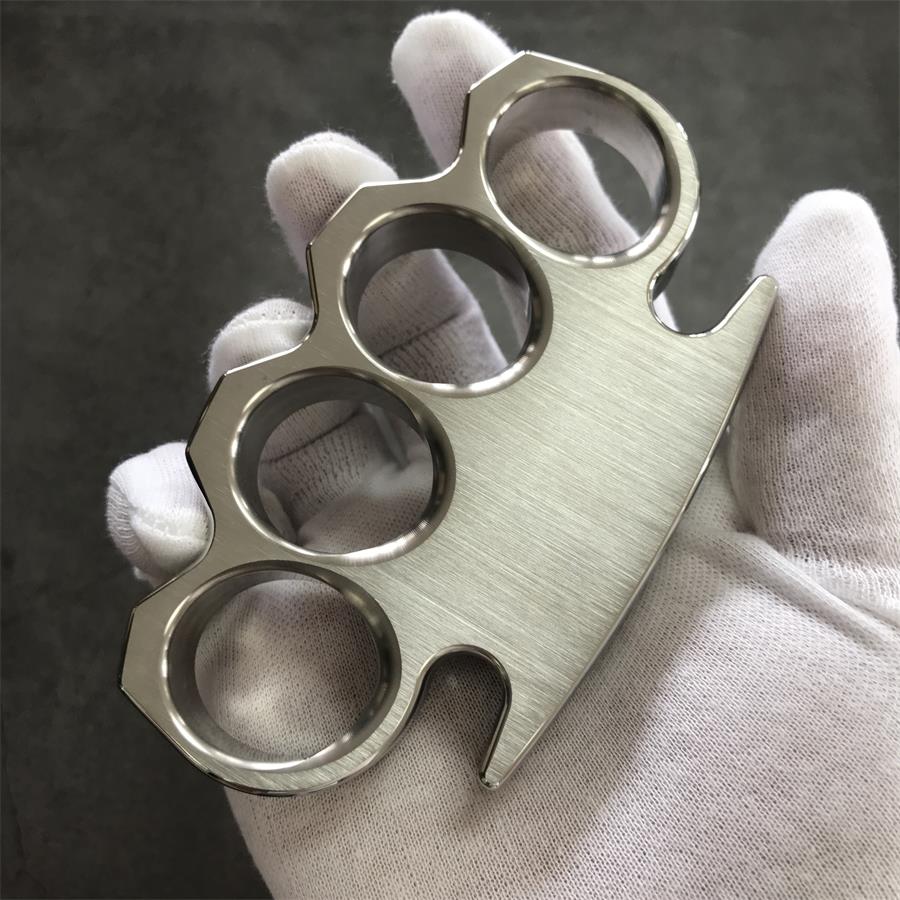 Brushed and Mirror Polished Solid Steel Knuckle Duster