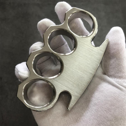 Brushed and Mirror Polished Solid Steel Knuckle Duster