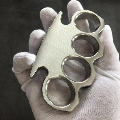 Brushed and Mirror Polished Solid Steel Knuckle Duster