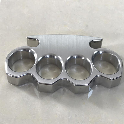 Brushed and Mirror Polished Solid Steel Knuckle Duster