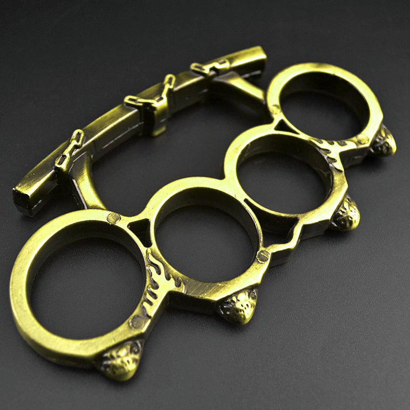 bronze Chain knuckle dusters 8