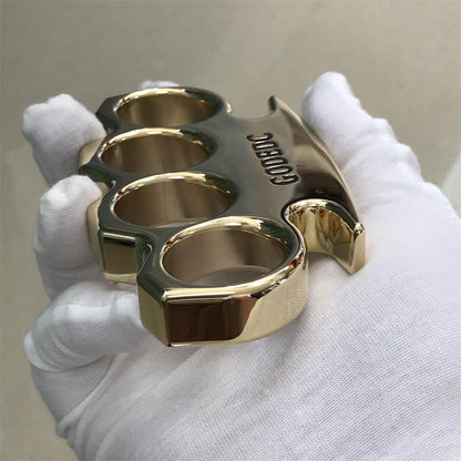 The KING OF GODEDC Classic Thickened Mirror Brass Knuckle Duster