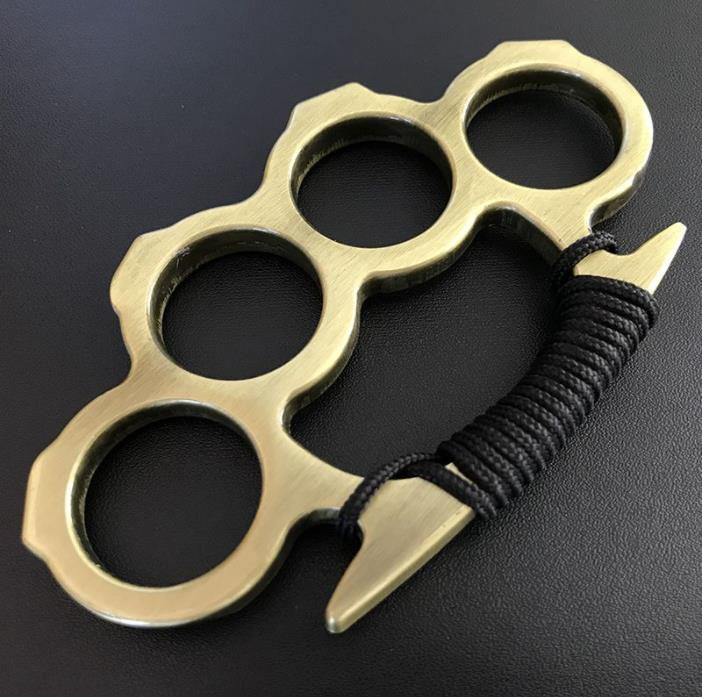 Classic Thin brass knuckle duster 7