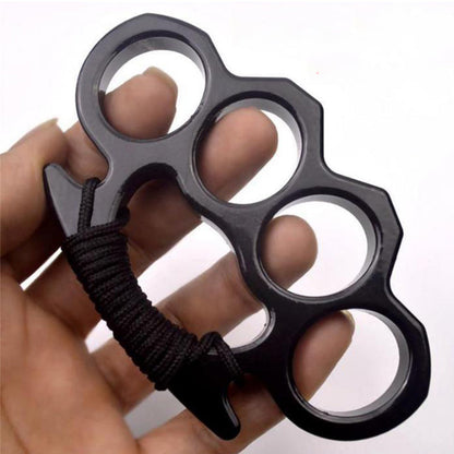 Multicolor Metal Brass Knuckle Duster Boxing Self Defense Four Finger Buckle Window Breaker Outdoor EDC Tool