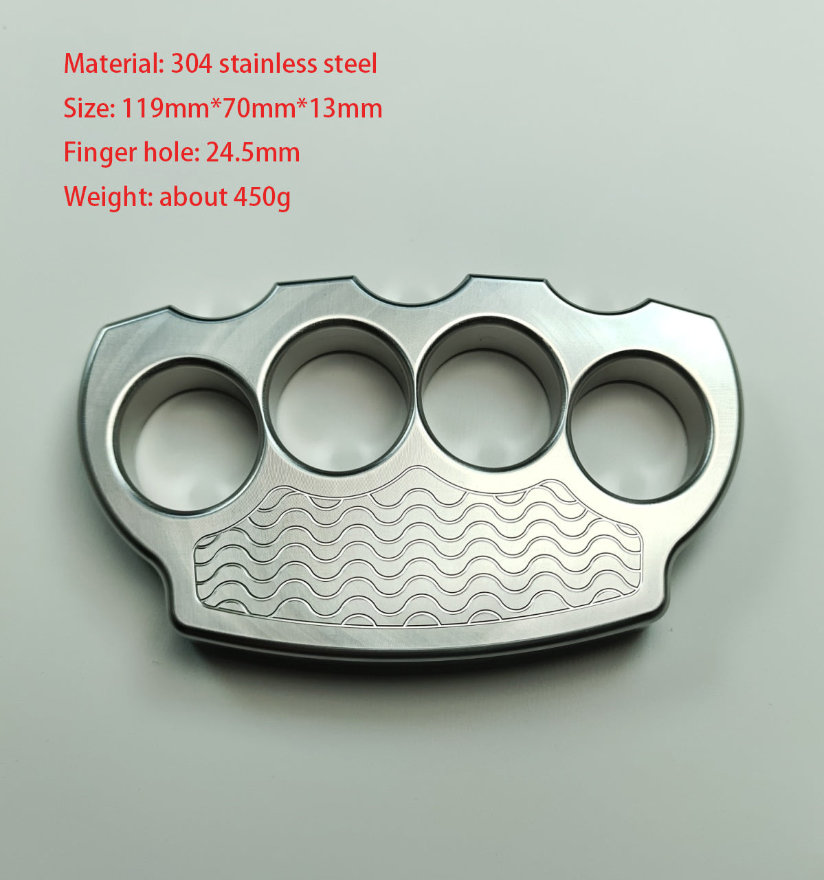 Precision Classic solid steel knuckle duster