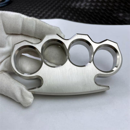 Solid Steel Classic Knuckle Duster Self-Defense EDC Tool