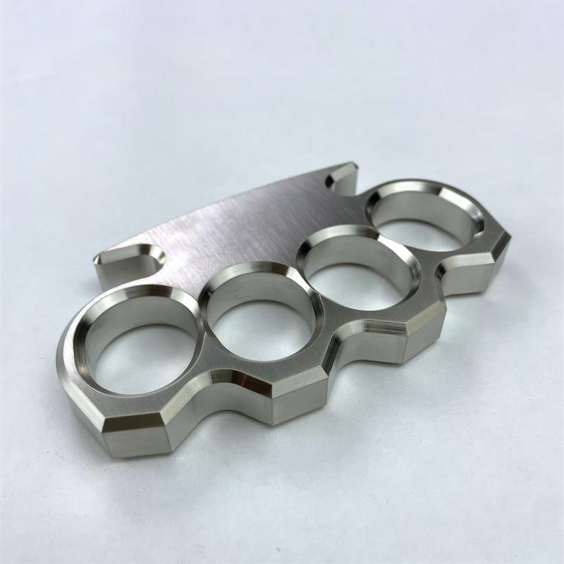 Solid Steel Classic Knuckle Duster Self-Defense EDC Tool